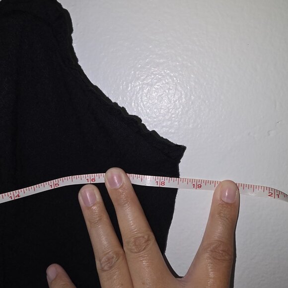 Live to be Spoiled - Black Spaghetti Strap Mini Dress - XXL - Picture 7 of 8